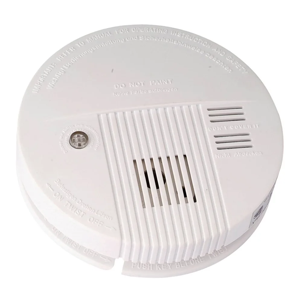 Detector Alarma Humo Autonomo 9 Volt CE/EN14604