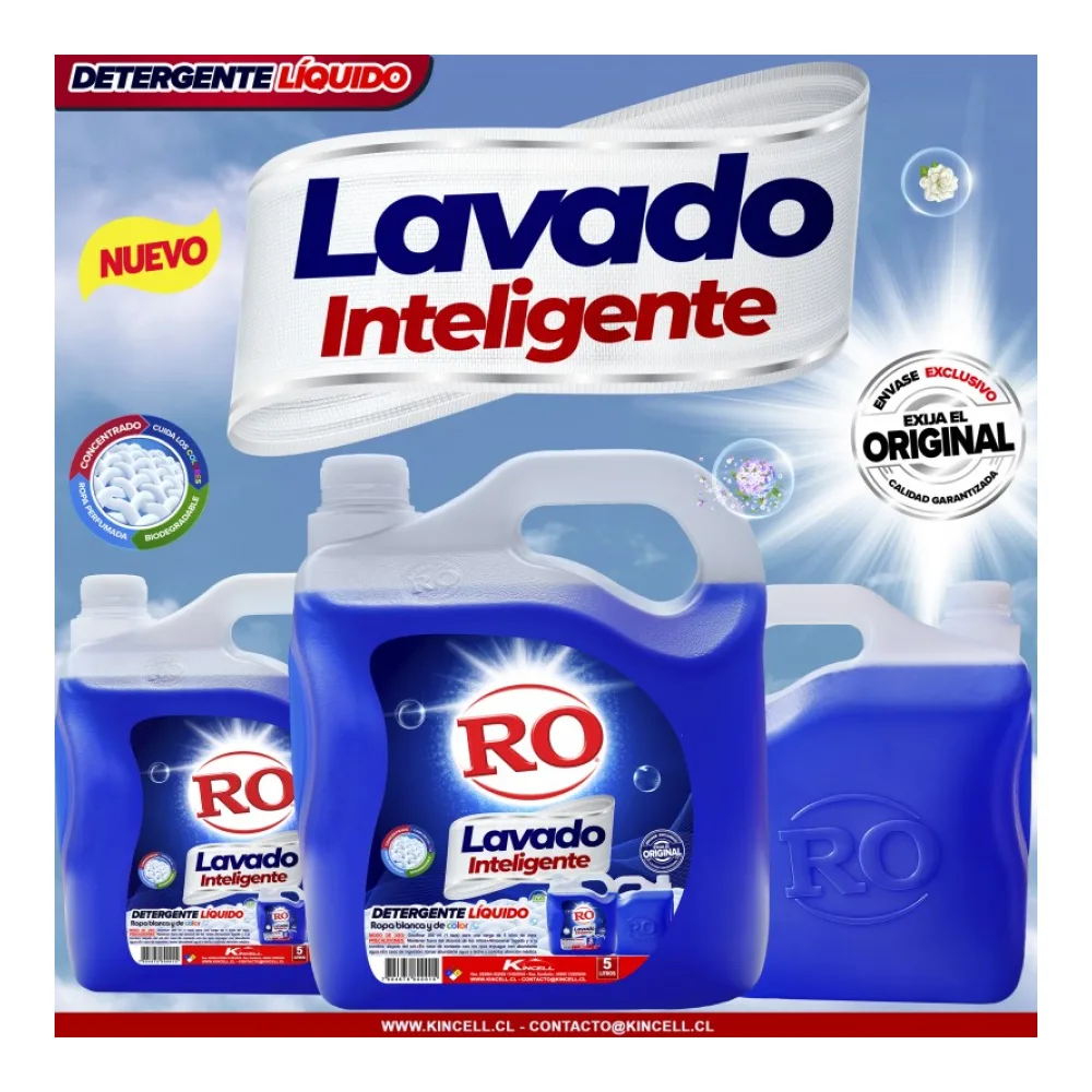 Detergente Ro Lavado Inteligente 5 Litros