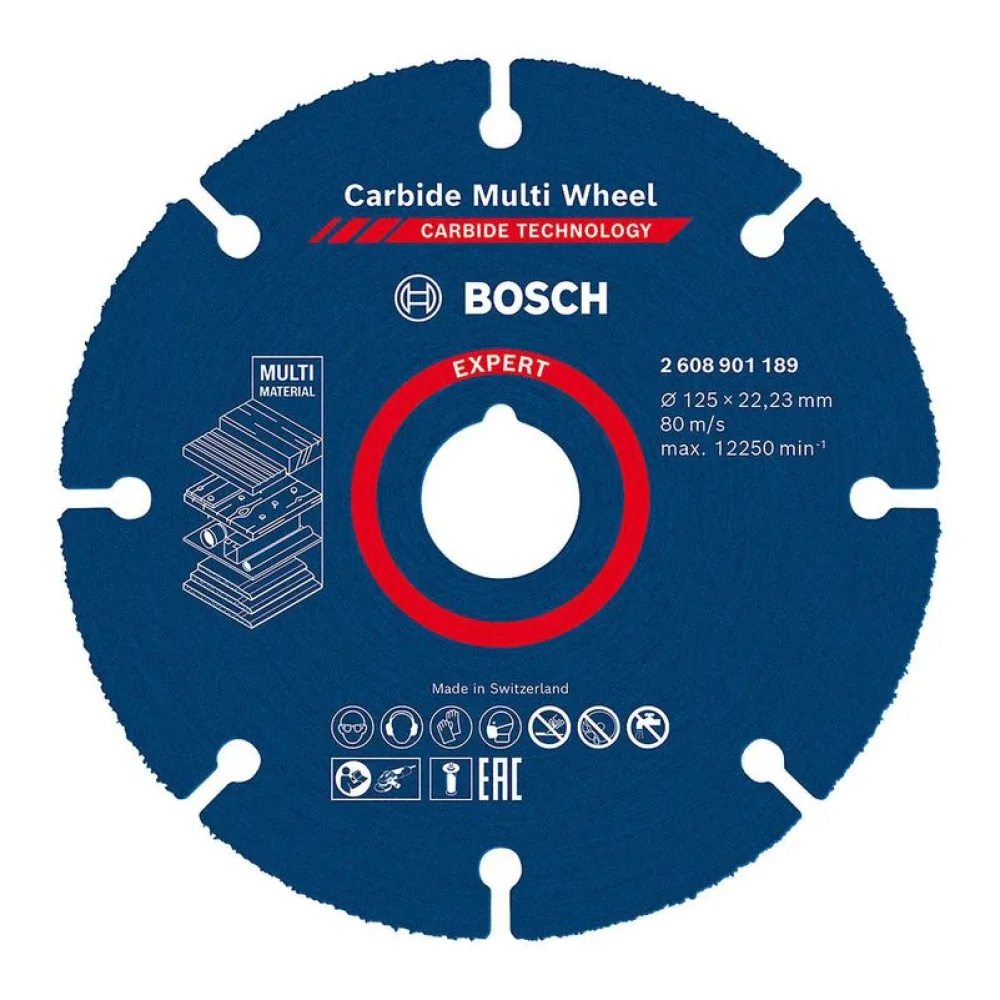 Disco de Corte Madera - Carbide Multi-wheel 125MM Bosch