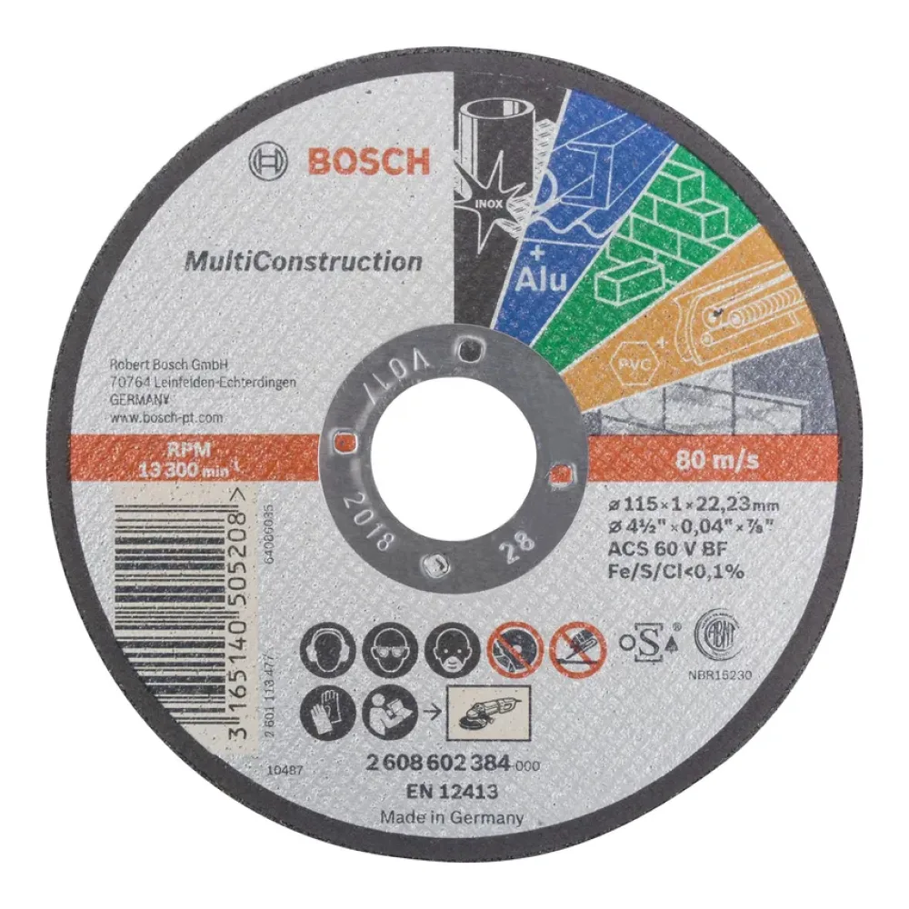 Disco de Corte Multimaterial 4" Bosch