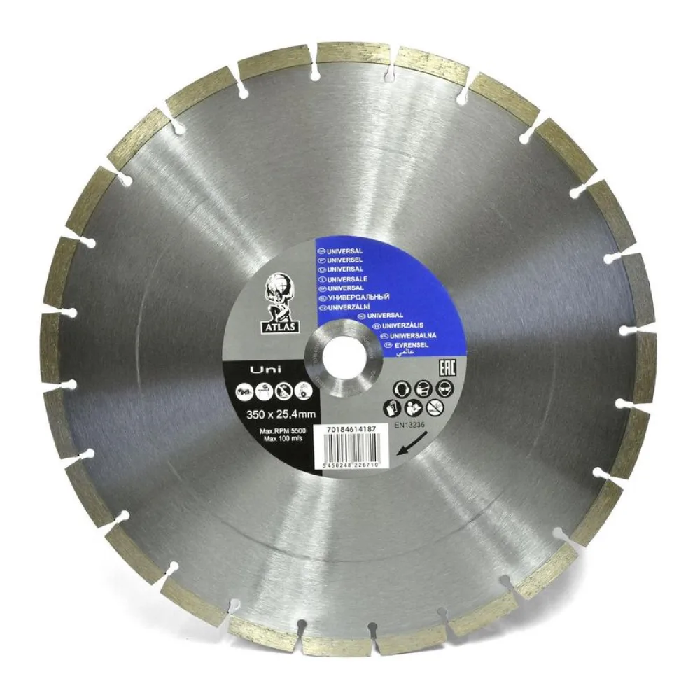 Disco Diamantado 14" Humedo Atlas