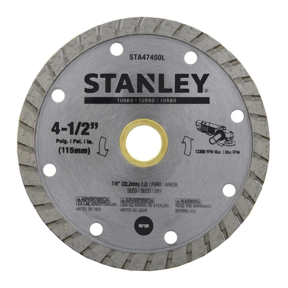 Disco Diamantado Turbo 4,5" Stanley
