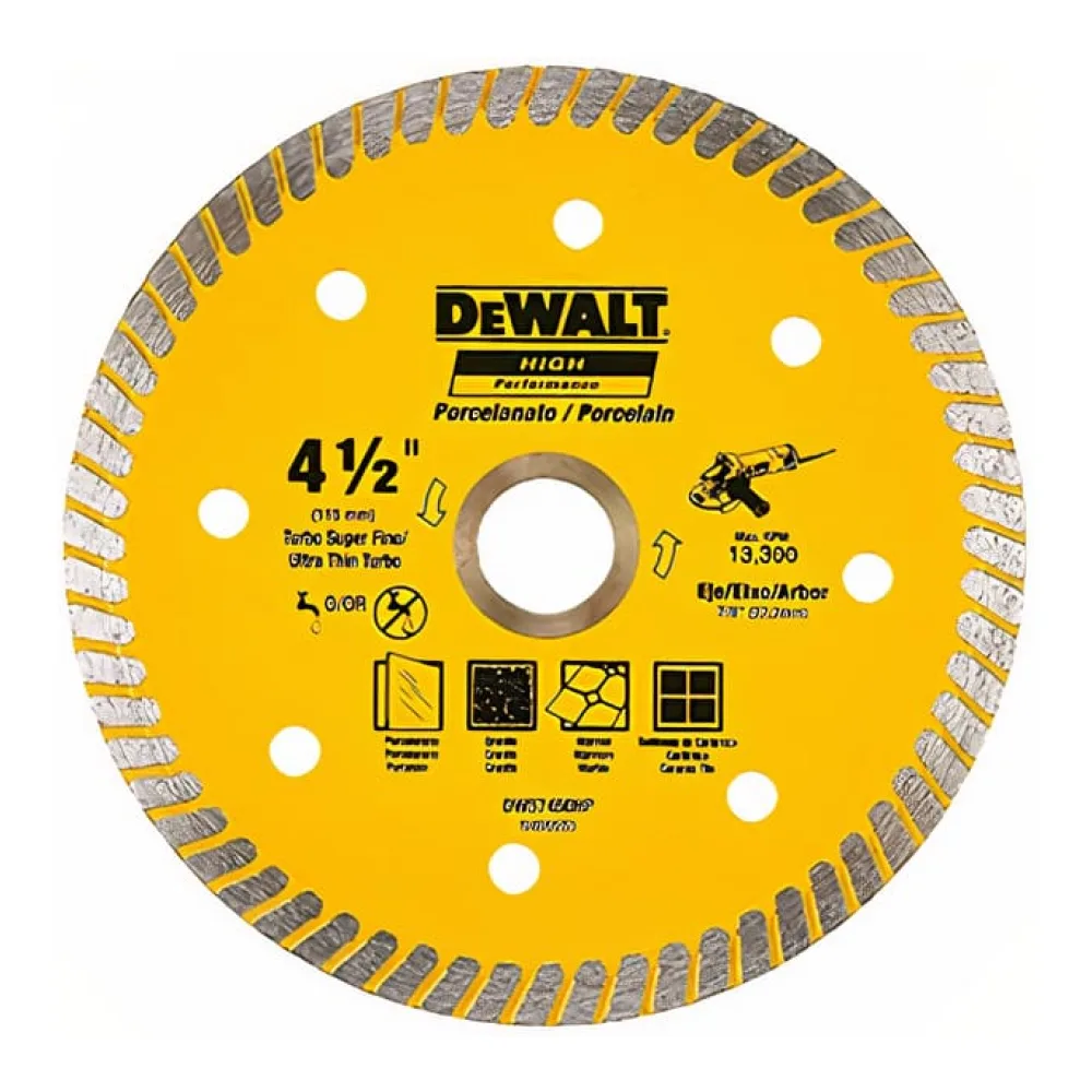 Disco Diamantado Ultrafino 4 1/2 DW57450HP Dewalt