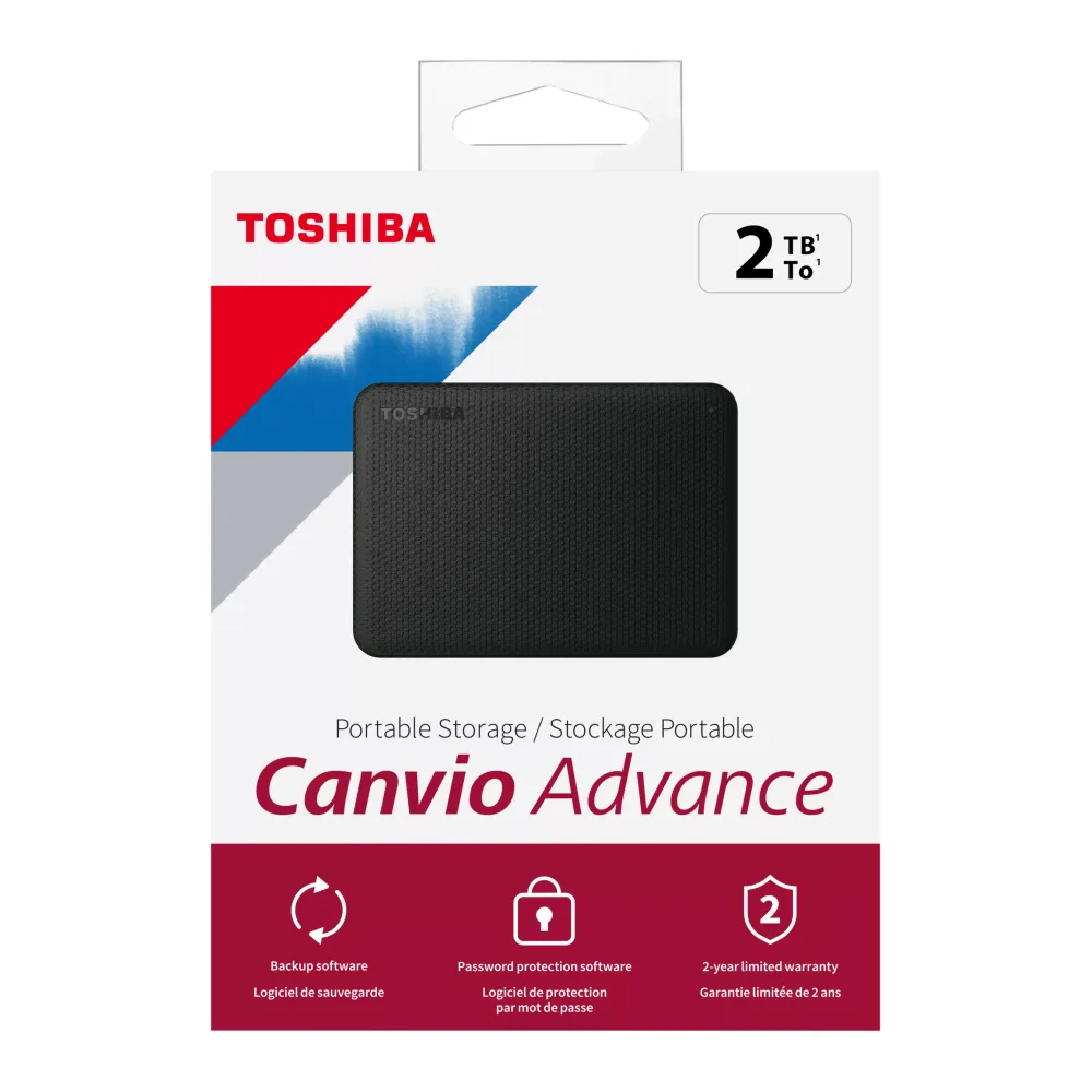 Disco Duro Externo Toshiba Canvio Advance 2TB Negro