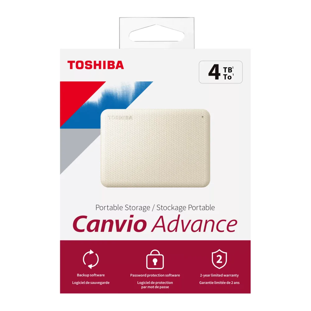 Disco Duro Externo Toshiba Canvio Advance 4TB HDTCA40XW3CA