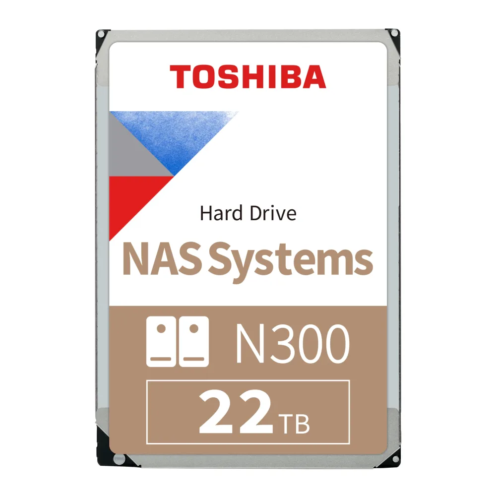 Disco Duro Toshiba N300 22TB Nas 7200RPM 512MB