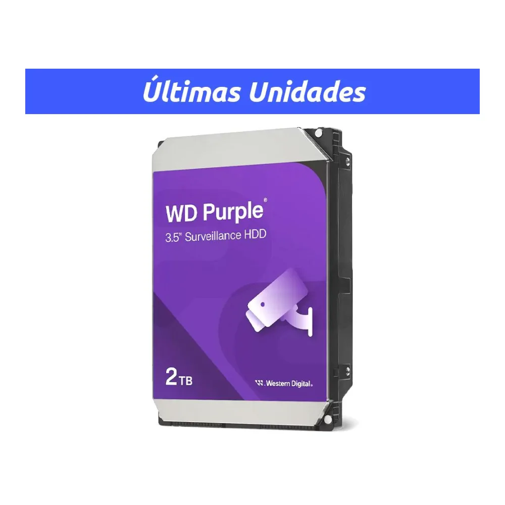 Disco Duro Video Vigilancia 2TB Purple Wd