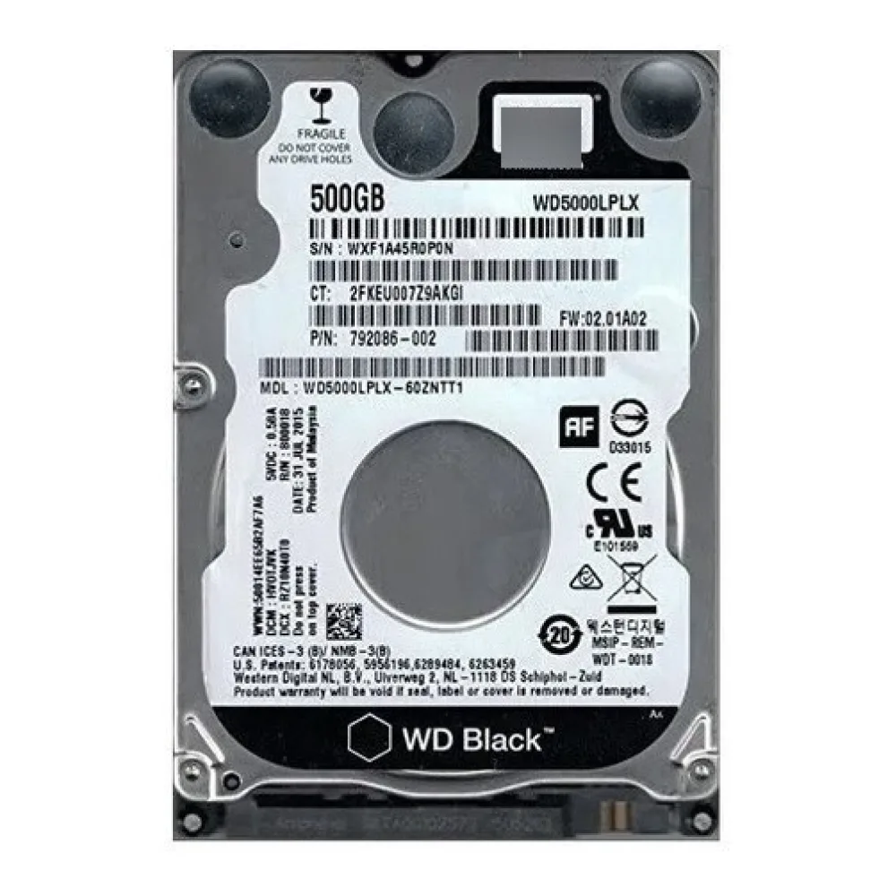 Disco Duro Western Digital 500GB WD5000LPLX sin Empaque 7200