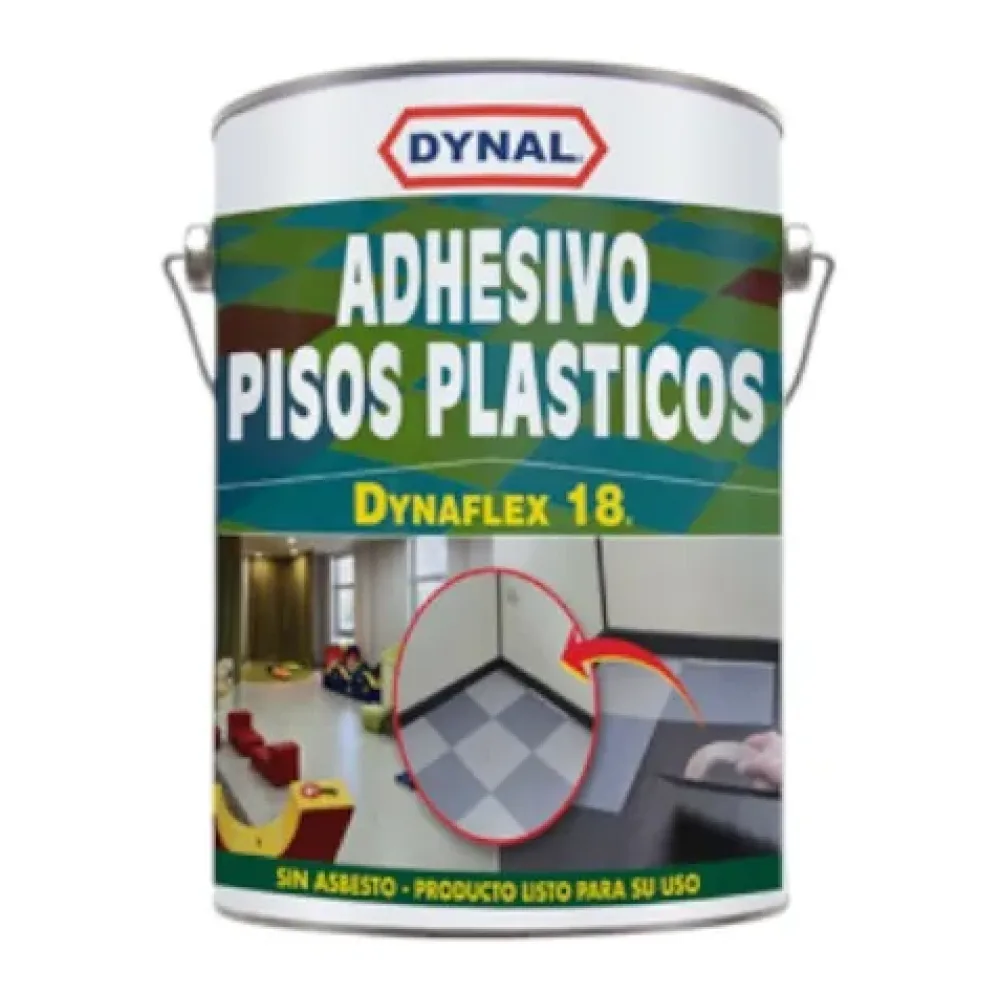 Dynaflex 18 Adhesivo Pisos Plasticos 1/4 Galon Dynal