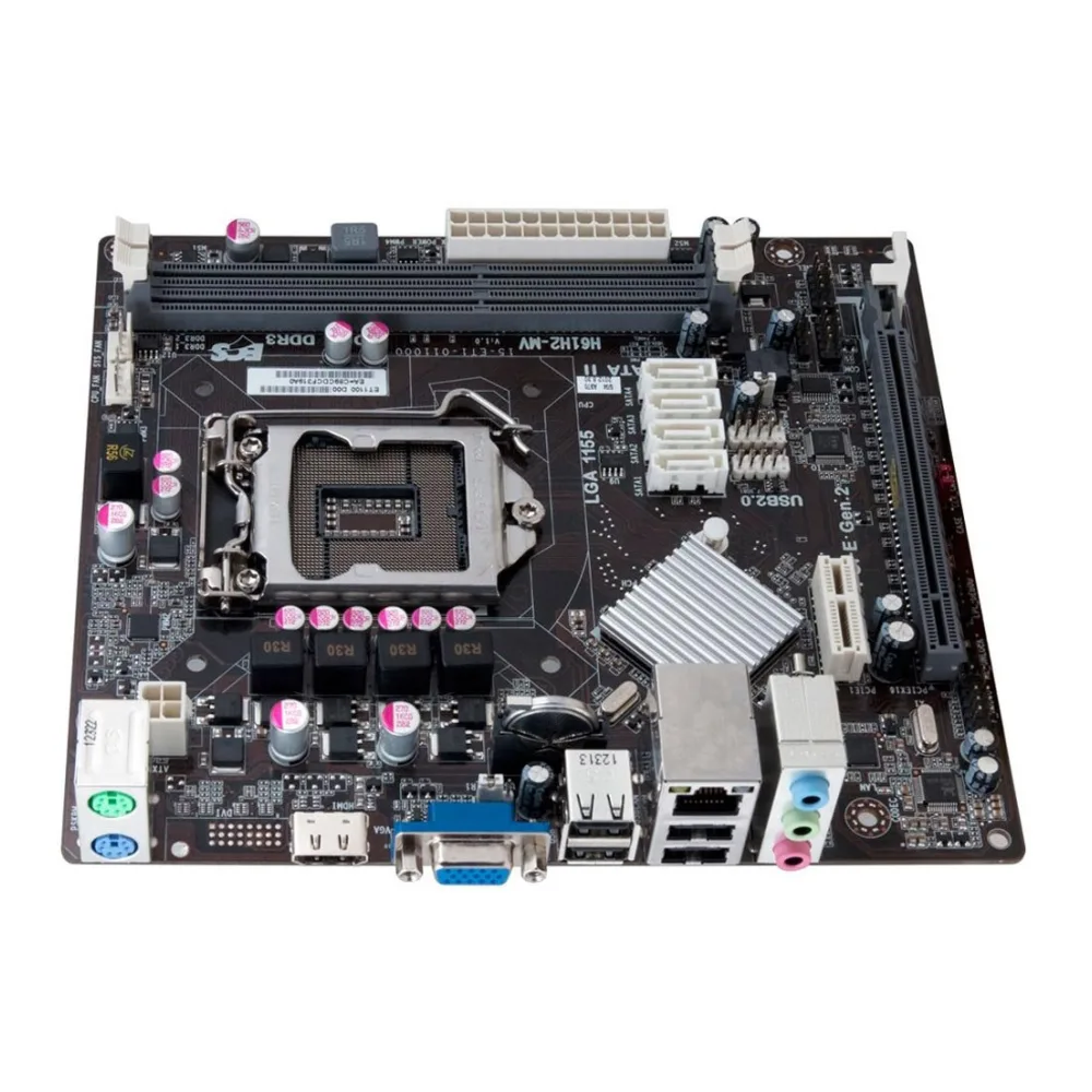 Ecs Placa Madre IH61H2-MV Lga 1155