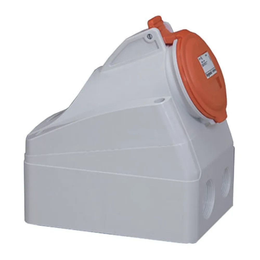 Enchufe Industrial P17 Sobrepuesta 2P+T 32A/380V . 55525704 Legrand
