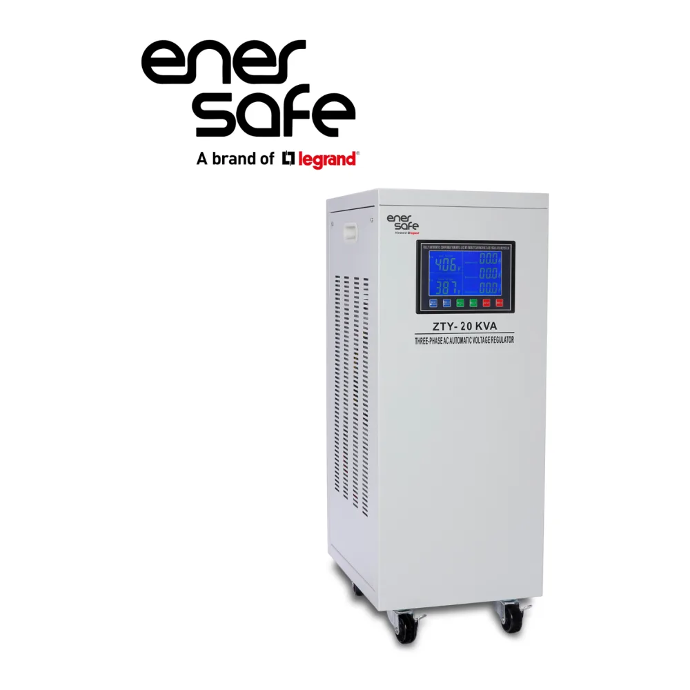 Enersafe Estabilizador de Voltaje 20 Kva EVTRI20KVA