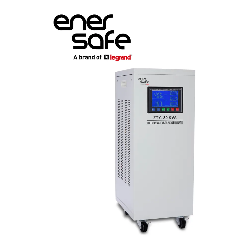 Enersafe Estabilizador de Voltaje 30 Kva EVTRI30KVA
