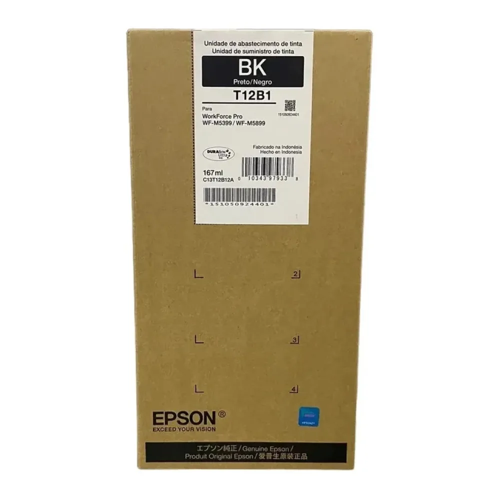 Epson Bolsa de Tinta Negra Original T12B120