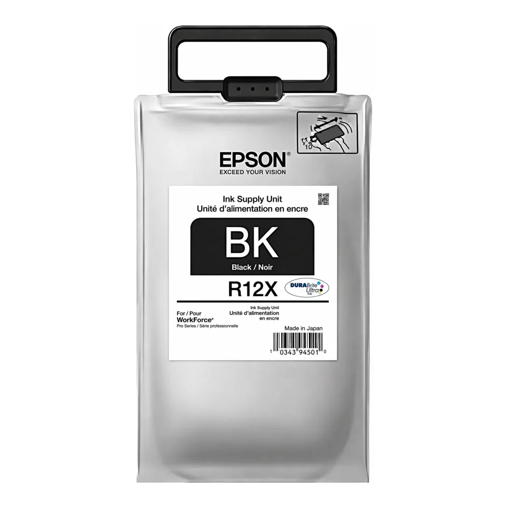 Epson Bolsa de Tinta Negra Original TR12X120