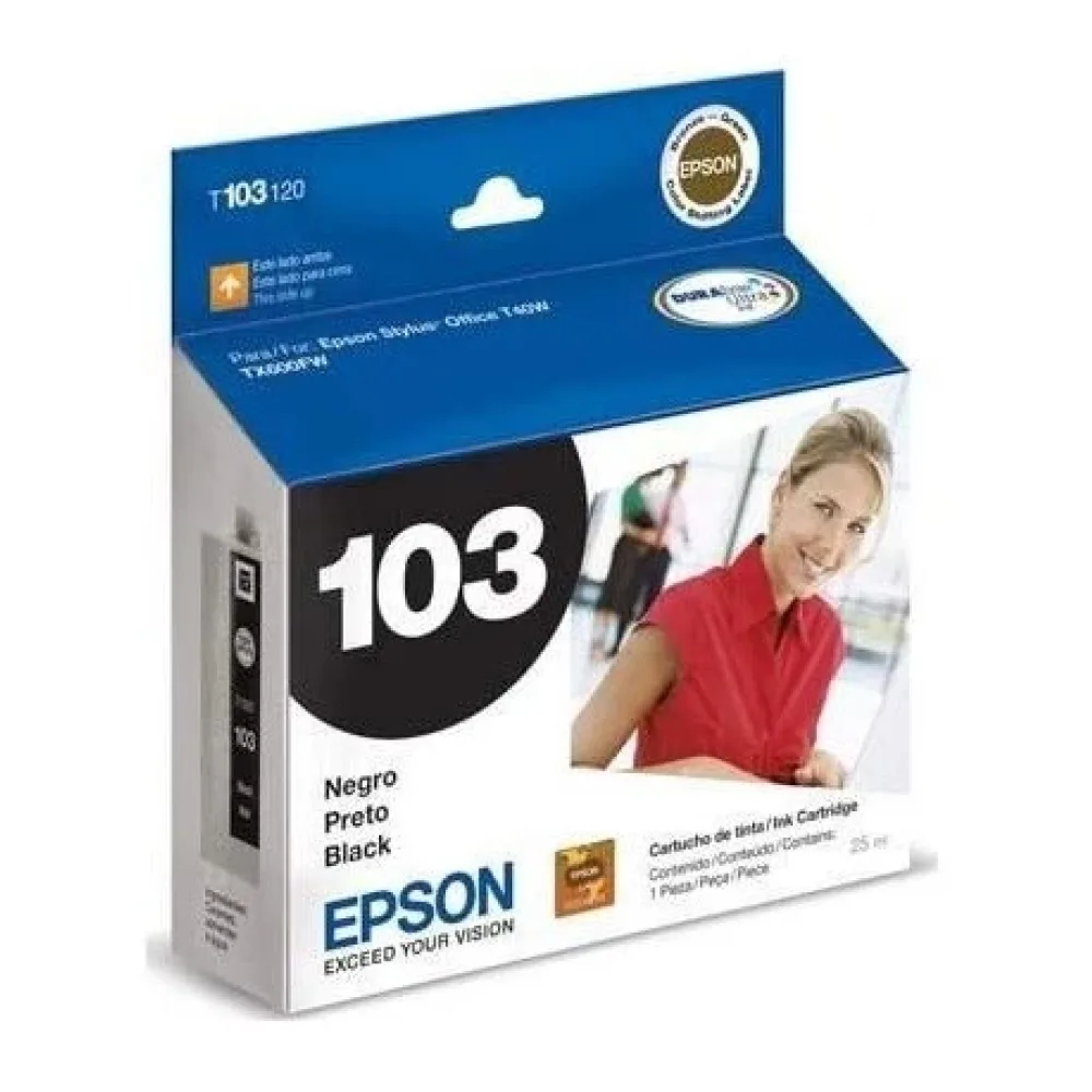 Epson Tinta 103 Negra T103120-AL