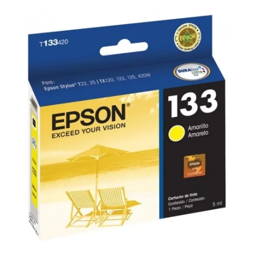 Epson Tinta 133 Amarilla T133420-AL
