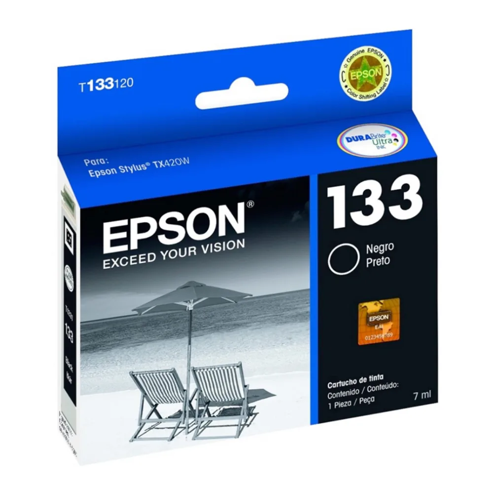 Epson Tinta 133 Negra T133120-AL