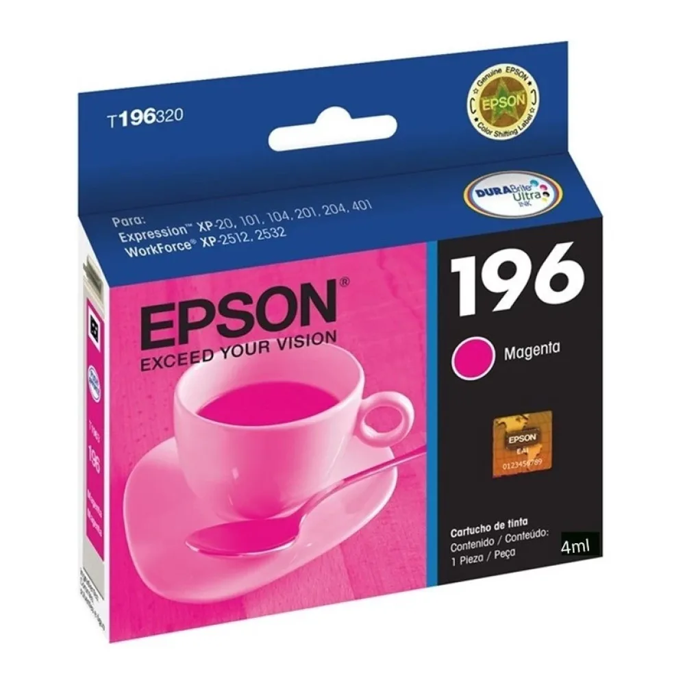 Epson Tinta 196 Magenta T196320-AL Iva Incluido