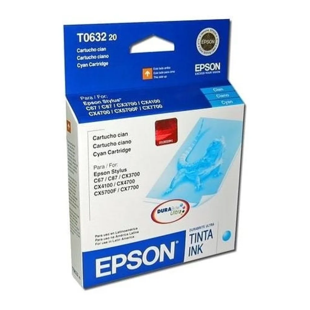 Epson Tinta 63 Cyan T063220-AL