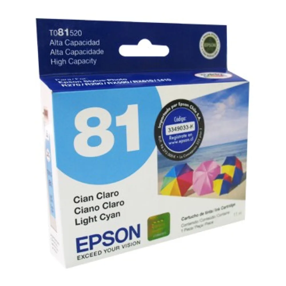 Epson Tinta Stylus Photo 81 Light Cyan T081520-AL
