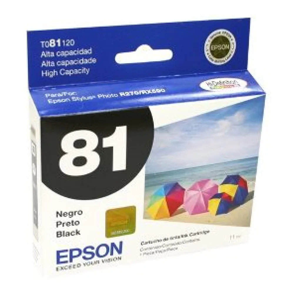 Epson Tinta Stylus Photo 81 Negra T081120-AL