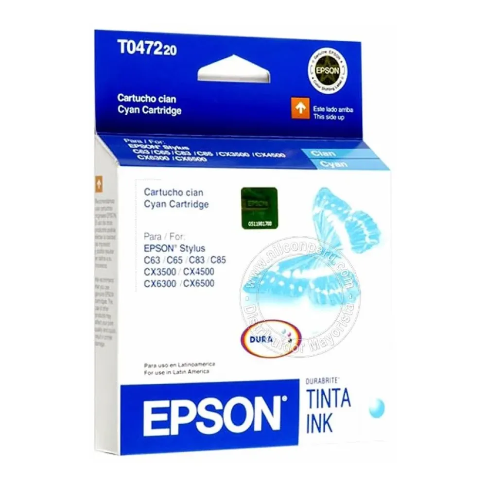 Epson Tinta T047 Cyan