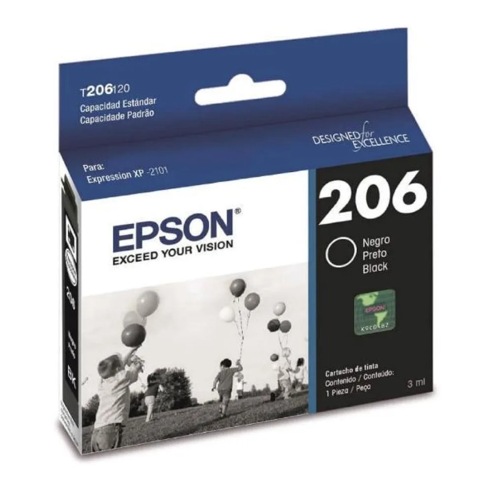 Epson Tinta T206 Negra T206120
