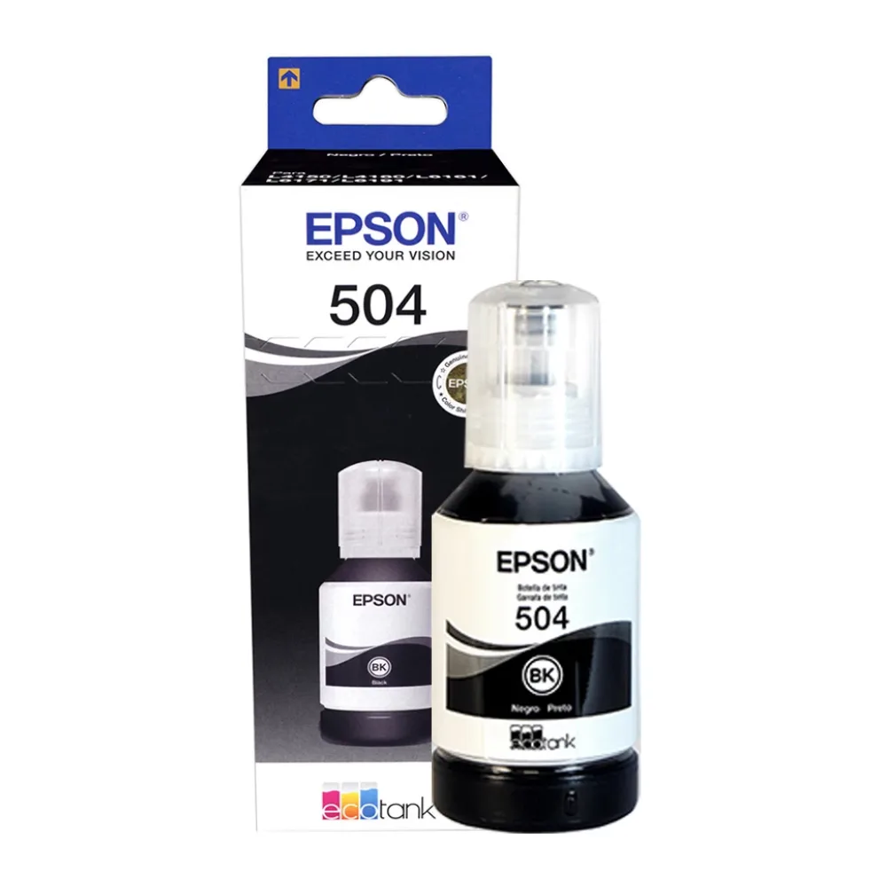Epson Tinta T504 Negra T504120