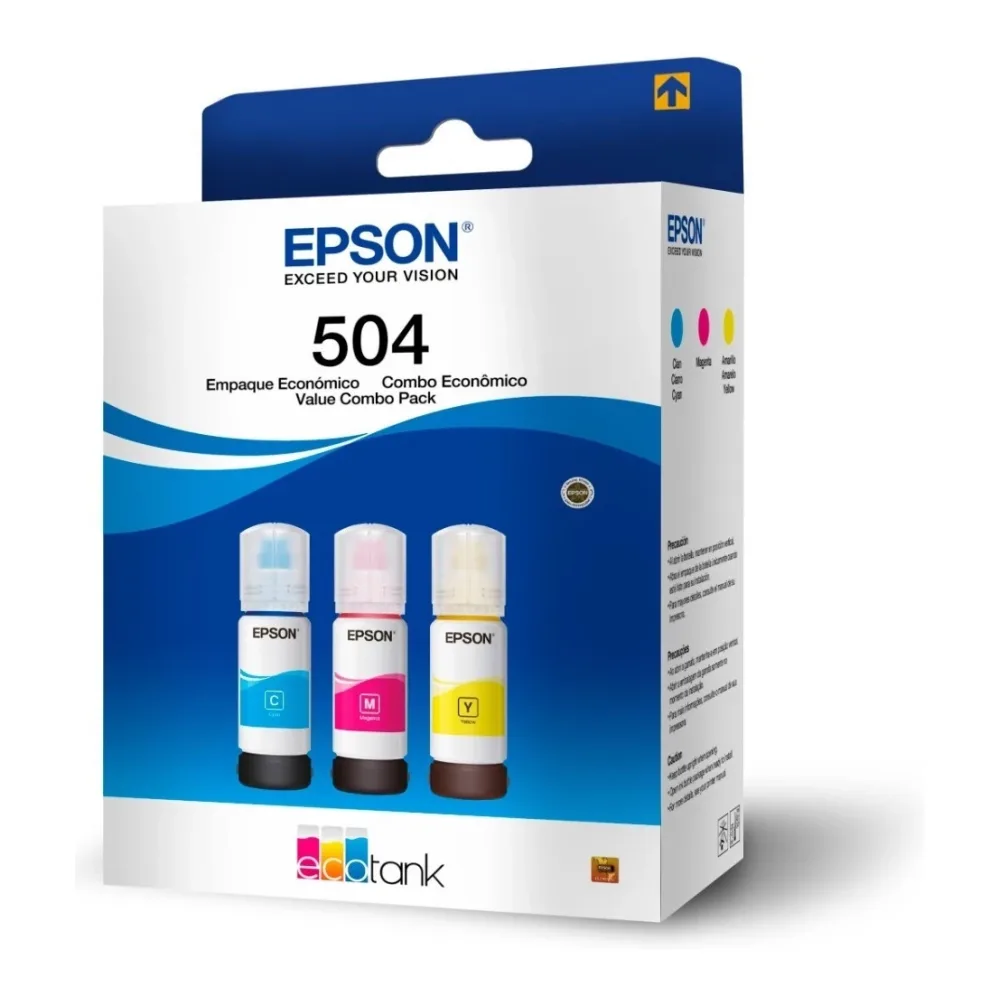 Epson Tinta T504 Pack 3 Colores T504220 T504320 T504420