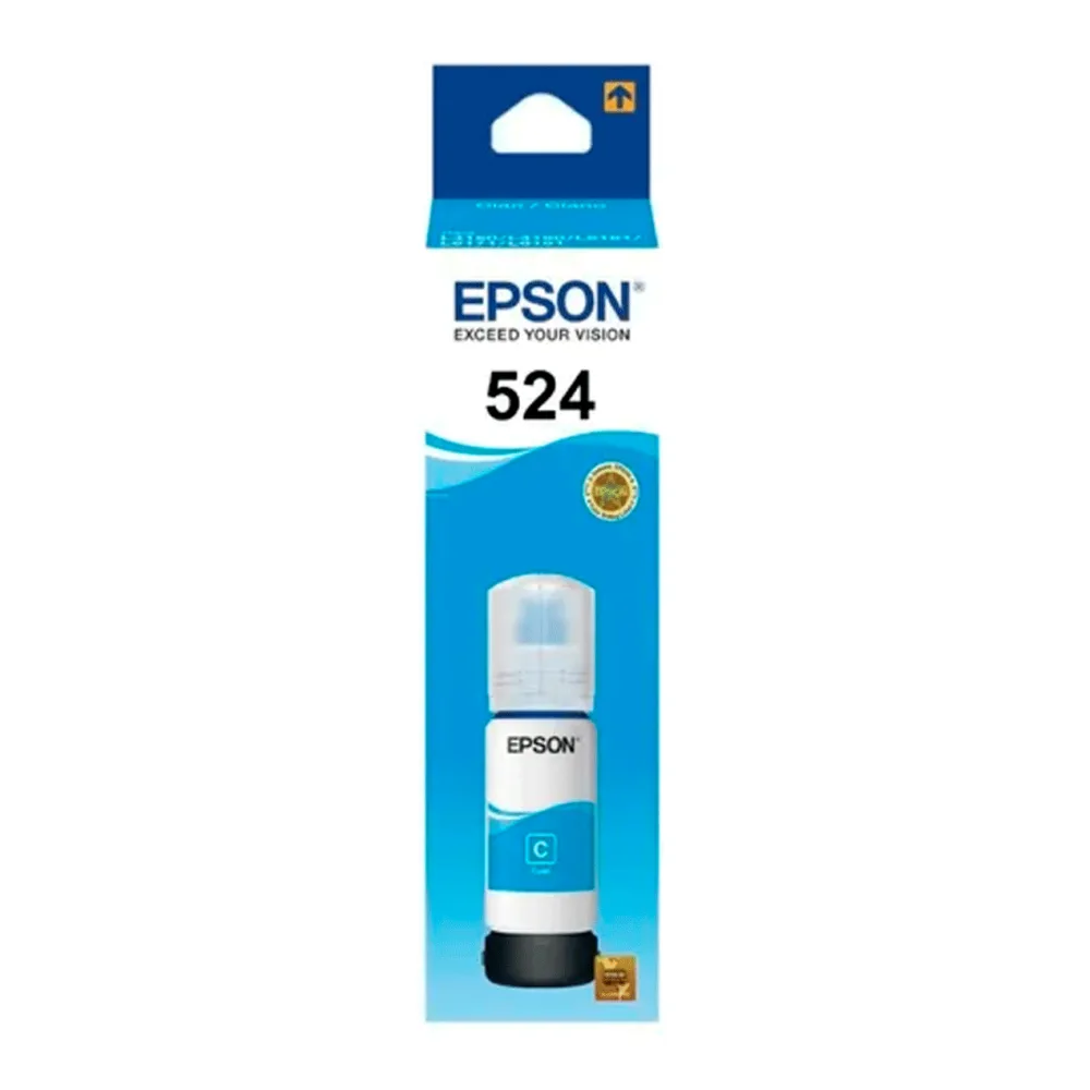 Epson Tinta T524 Cian 70 Ml T524220 Original