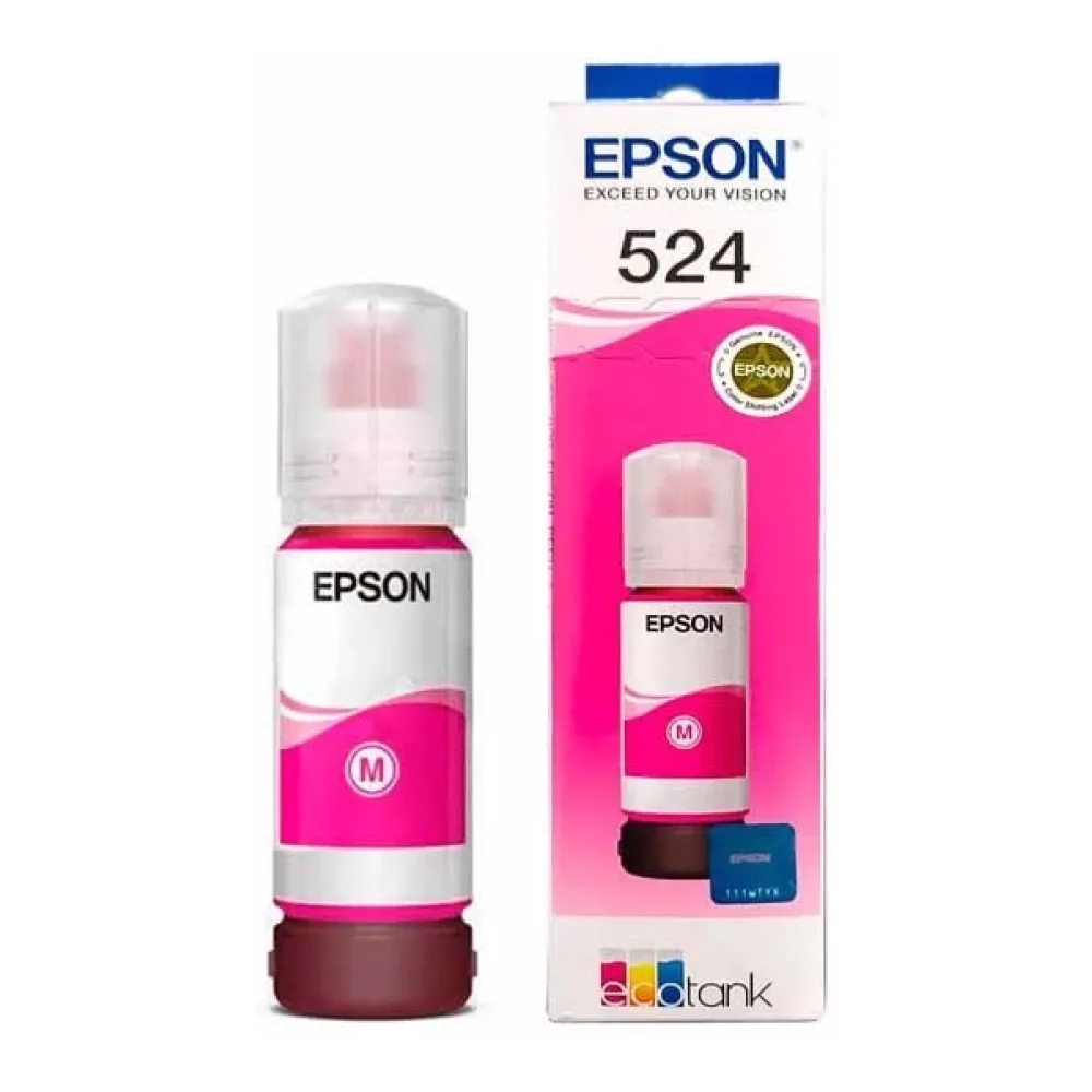 Epson Tinta T524 Magenta 70 Ml T524320 Original