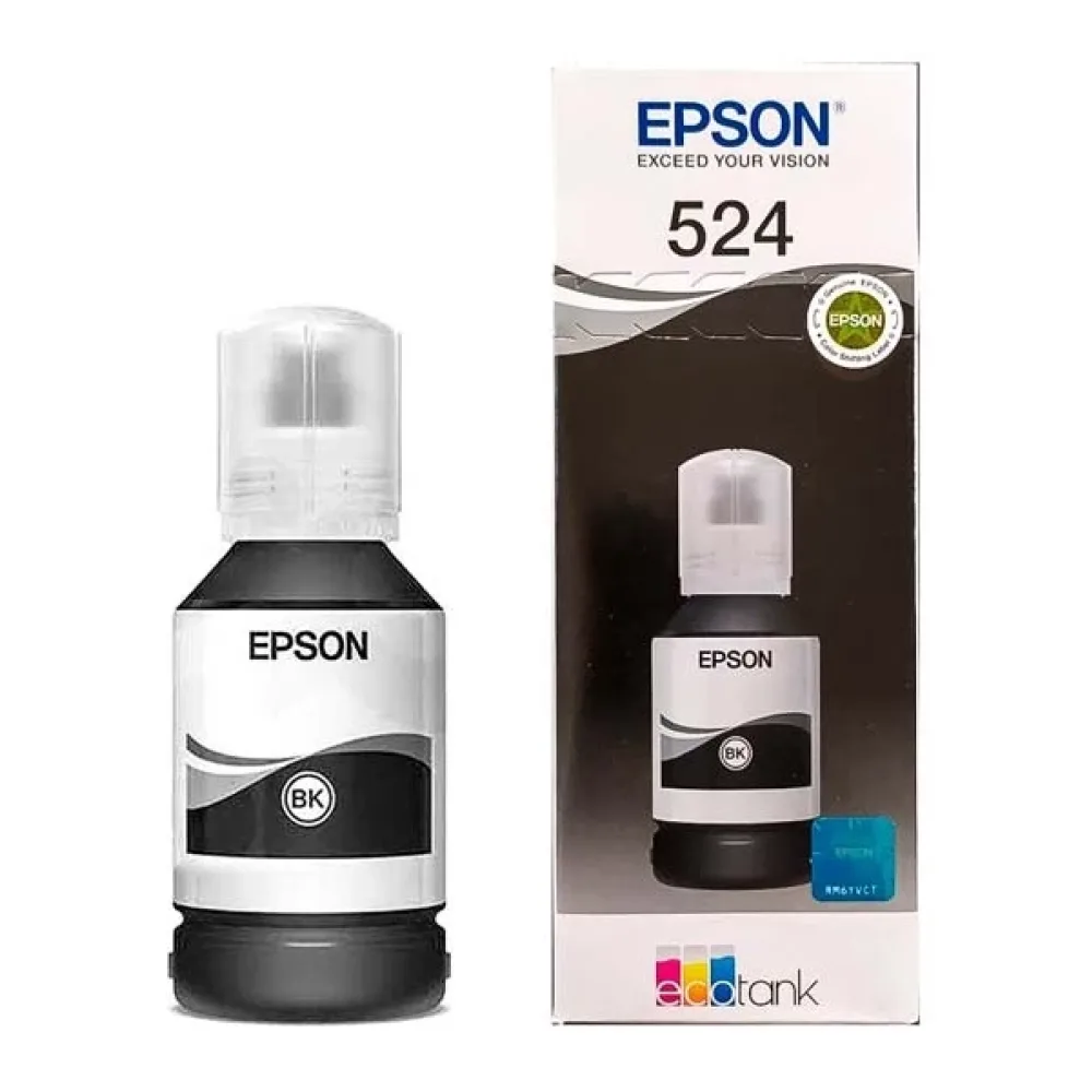 Epson Tinta T524 Negra 127 Ml T524120 Original