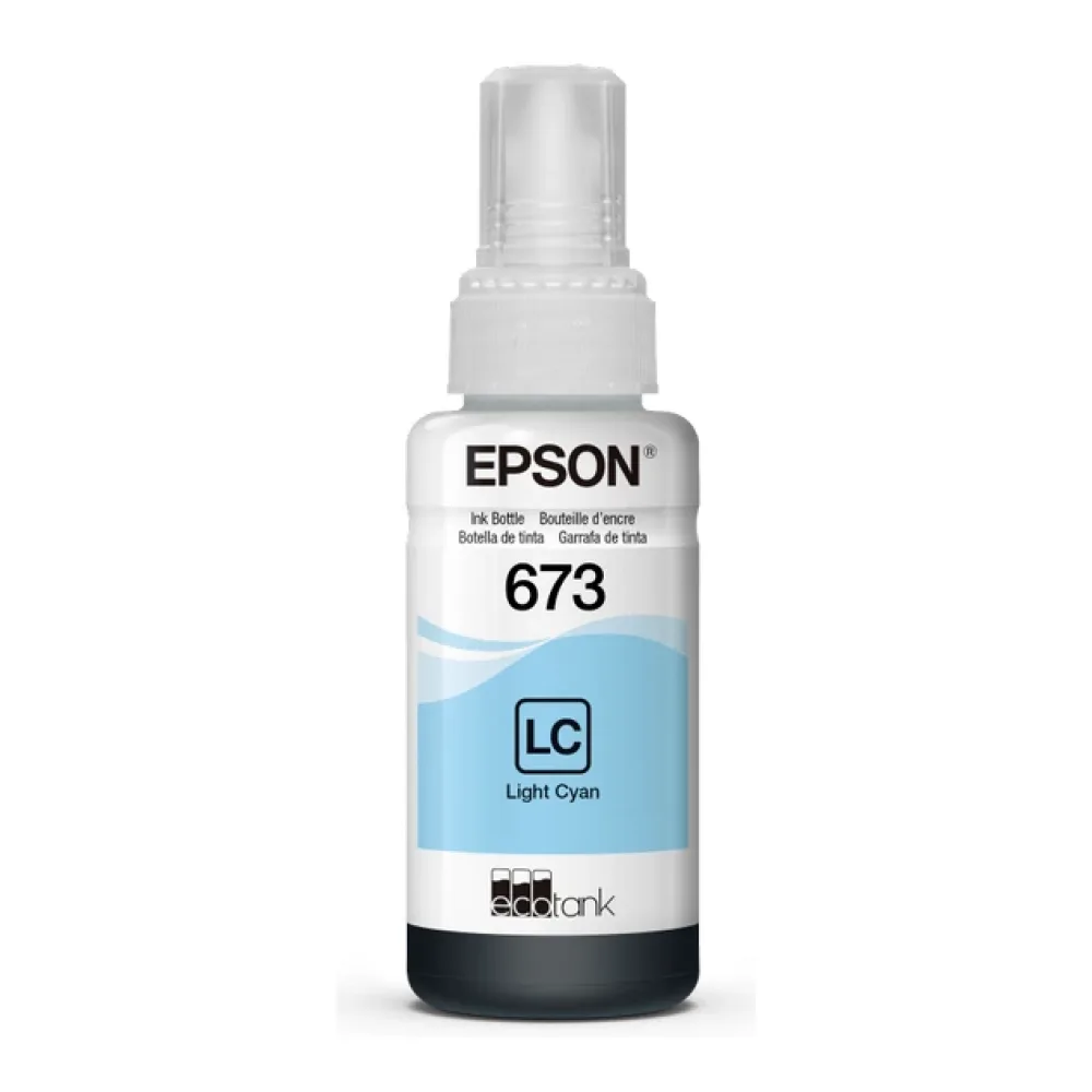Epson Tinta T673 Light Cyan 70 Ml T673520 Original