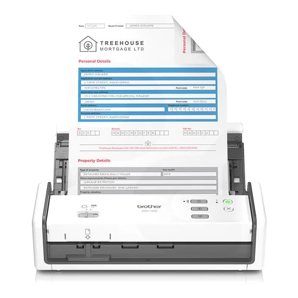 Escaner Adf Ethernet ADS-1300 Brother