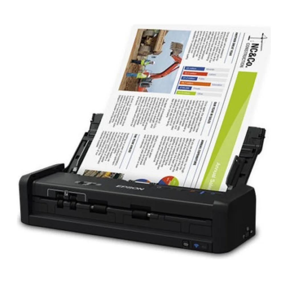 Escáner Duplex Epson Workforce ES-300W Wifi Portátil Negro