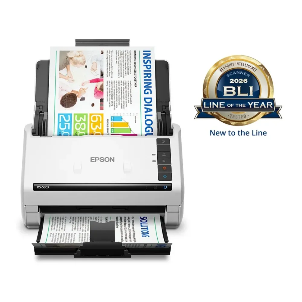 Escáner Epson DS-530X Color Dúplex 45PPM Adf 100 Usb 3.0