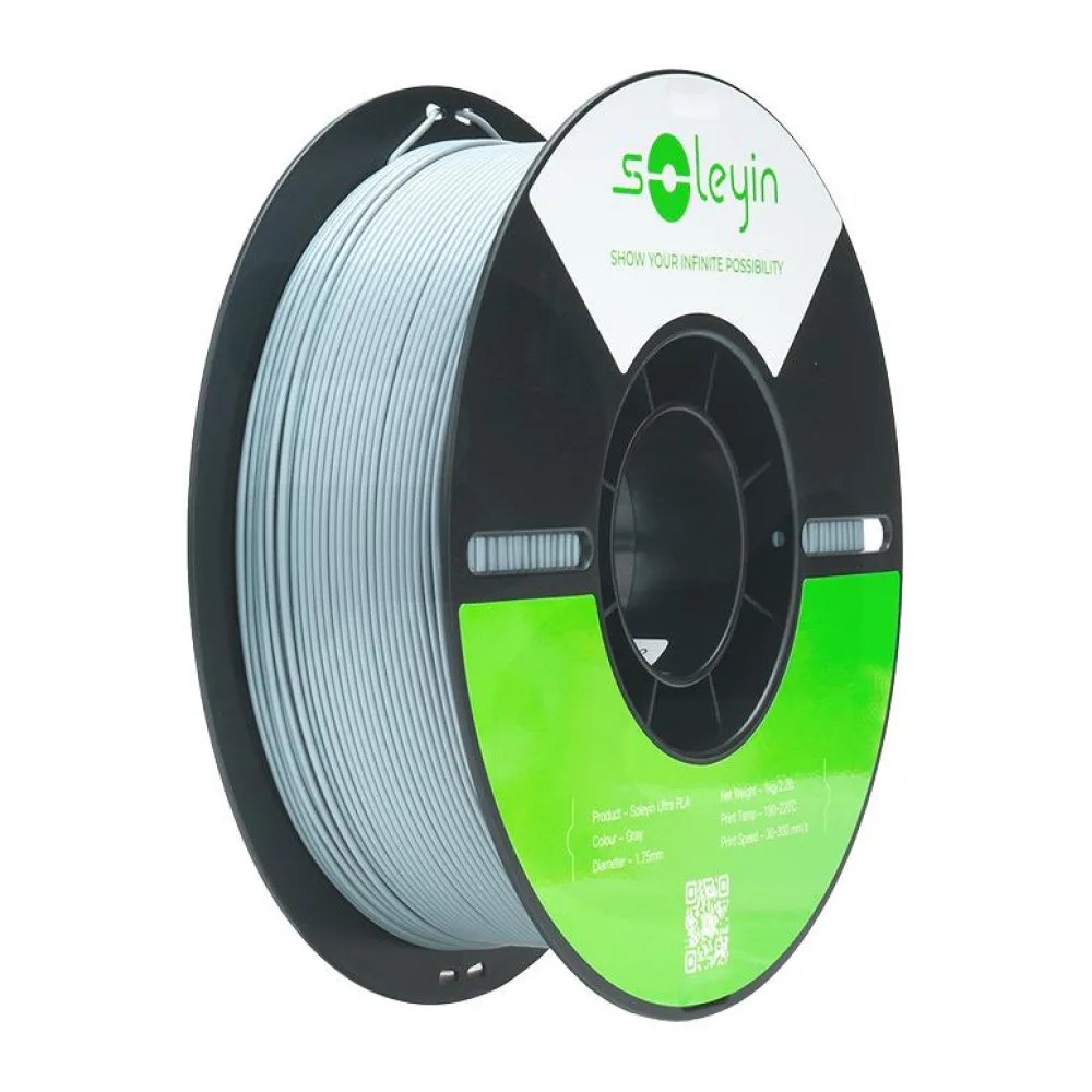 Filamento Soleyin Ultra Pla Gris 1KG Creality