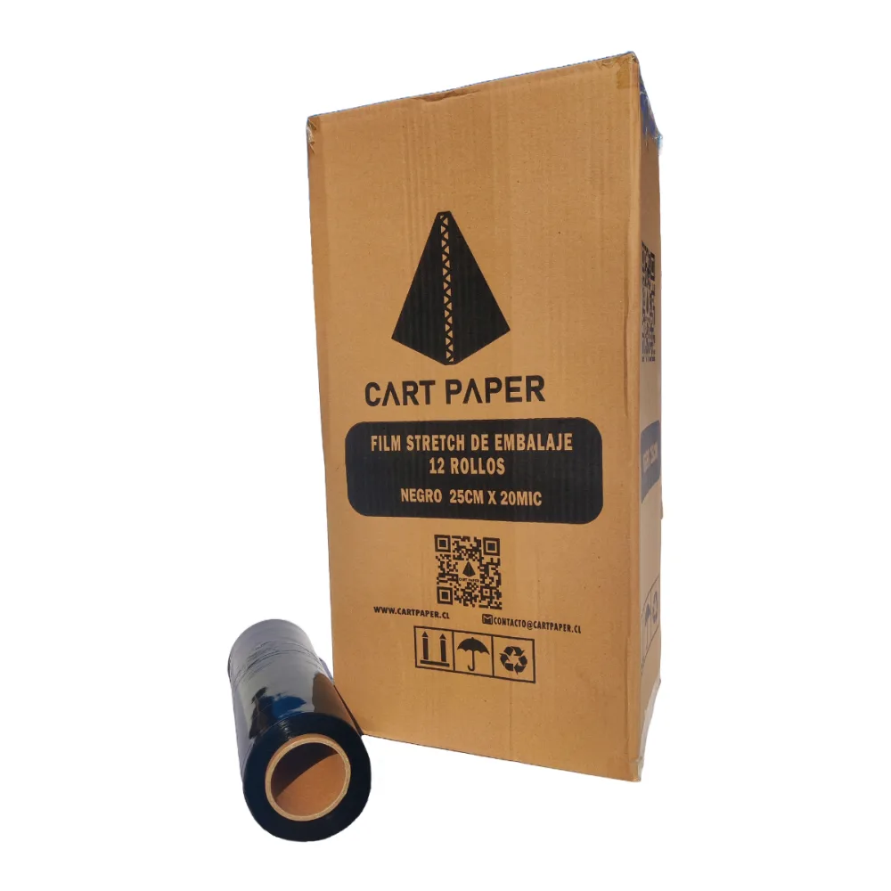 Film Stretch Negro 250M X 25CM