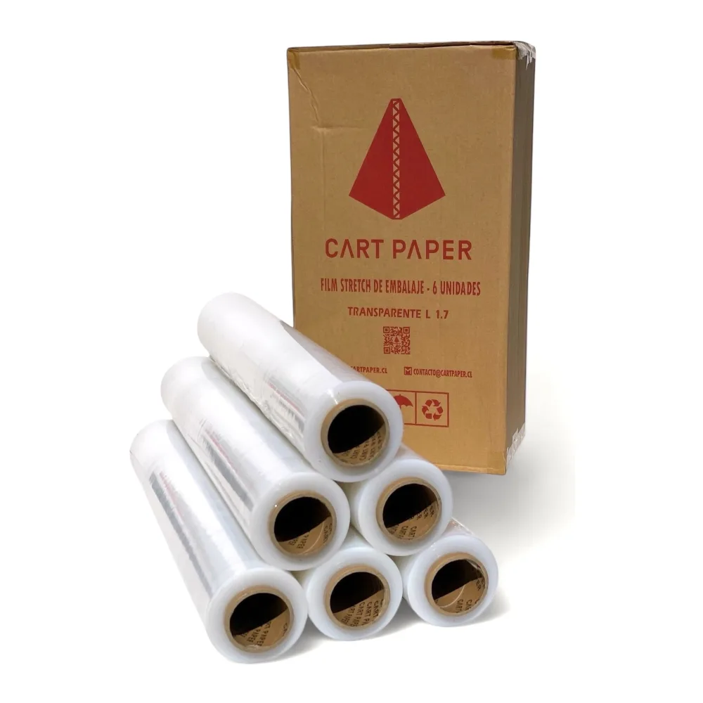 Film Stretch Transparente 220M / Caja O Rollo