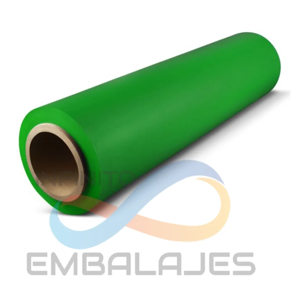 Film Stretch Verde 1,6 Kg Caja 6 Unds. 20 Micras