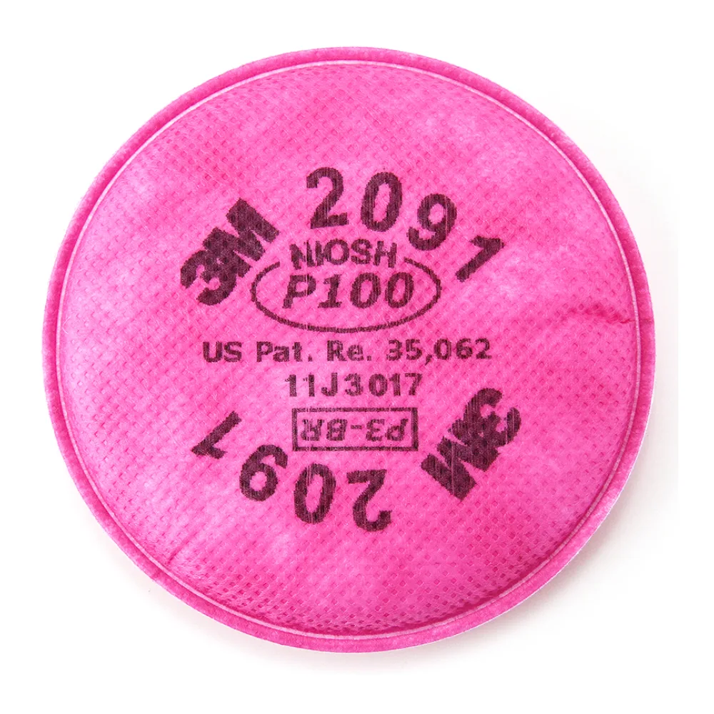 Filtro 3M para Partículas, Polvos, Neblinas, Humos y Radionucleido 2091S, P100