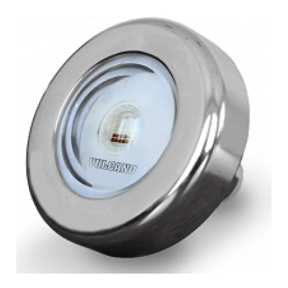 Foco para Piscina Power Led Luz Rgb Policarbonato/inox 18W