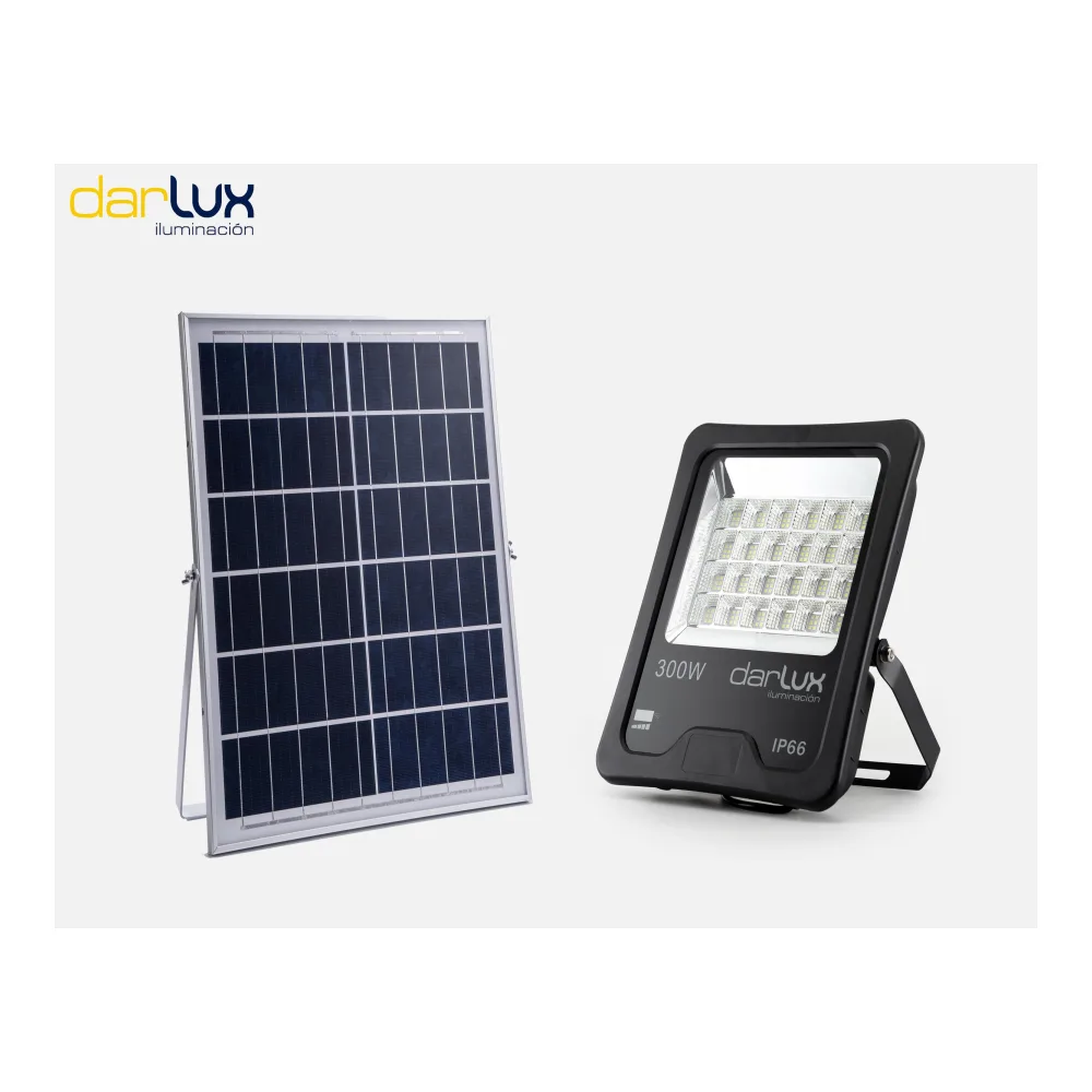 Foco Solar Led IP66 300W 5K C/panel Sola 278694225 Darlux