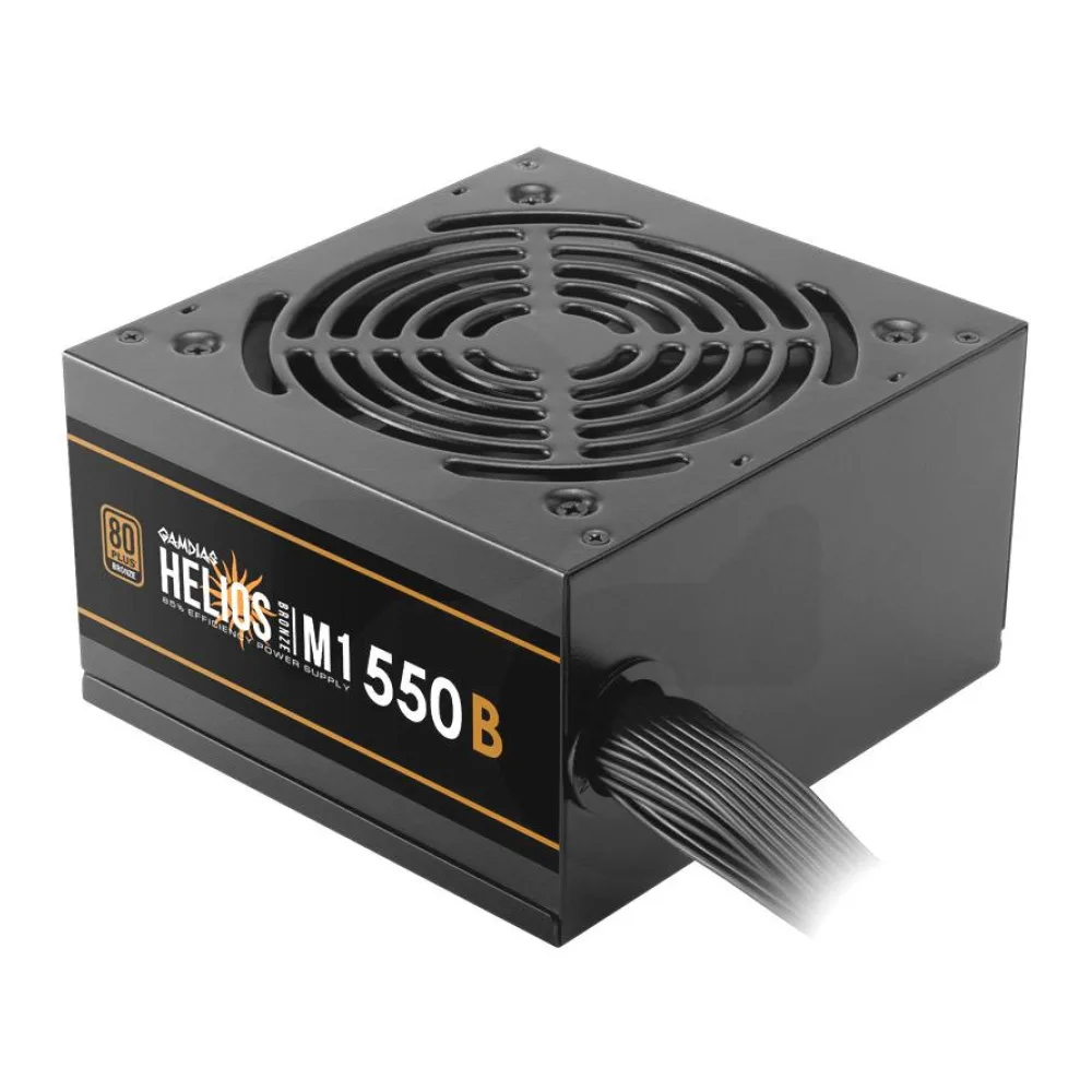 Fuente de Poder 550W 80 Plus Bronze Helios M2 Gamdias