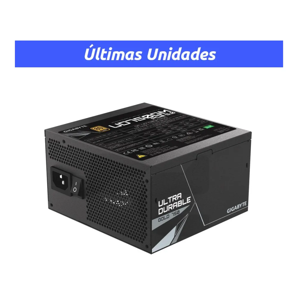 Fuente de Poder 750W 80PLUS Gold Full Modular Gigabyte