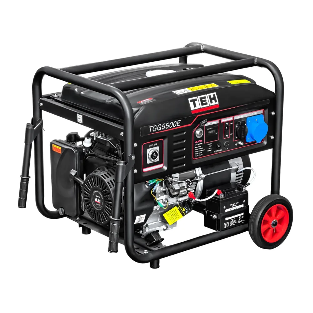 Generador a Gasolina 5.5 Kw Partida Eléctrica Conexión Ats + Ats de 7 Pines Tehtools