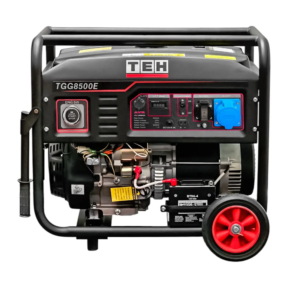 Generador a Gasolina 8.5 Kw Partida Eléctrica Conexión Ats Tehtools