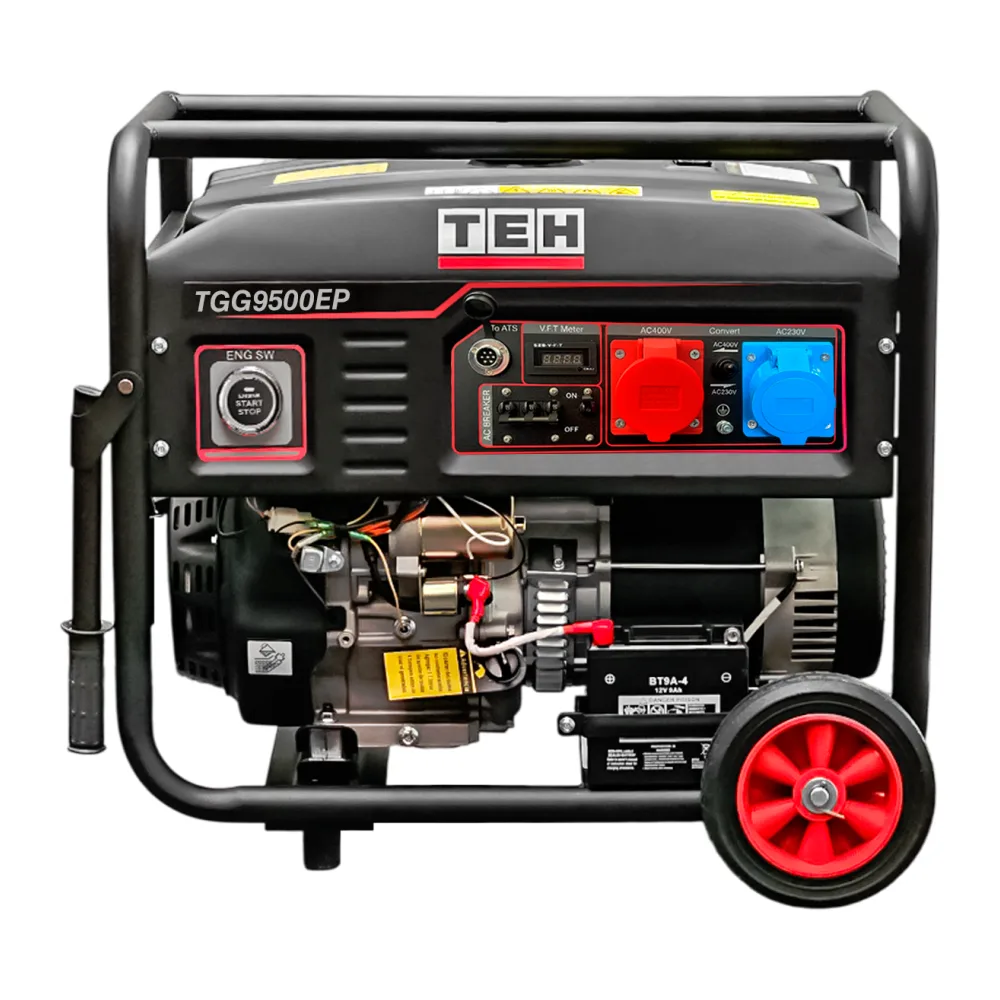 Generador a Gasolina Trifásico 9.5 Kw Partida Eléctrica Conexión Ats Tehtools
