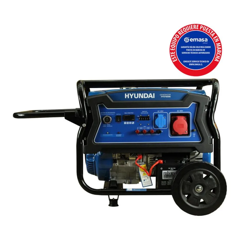 Generador Eléctrico a Gasolina 6500W Hyundai